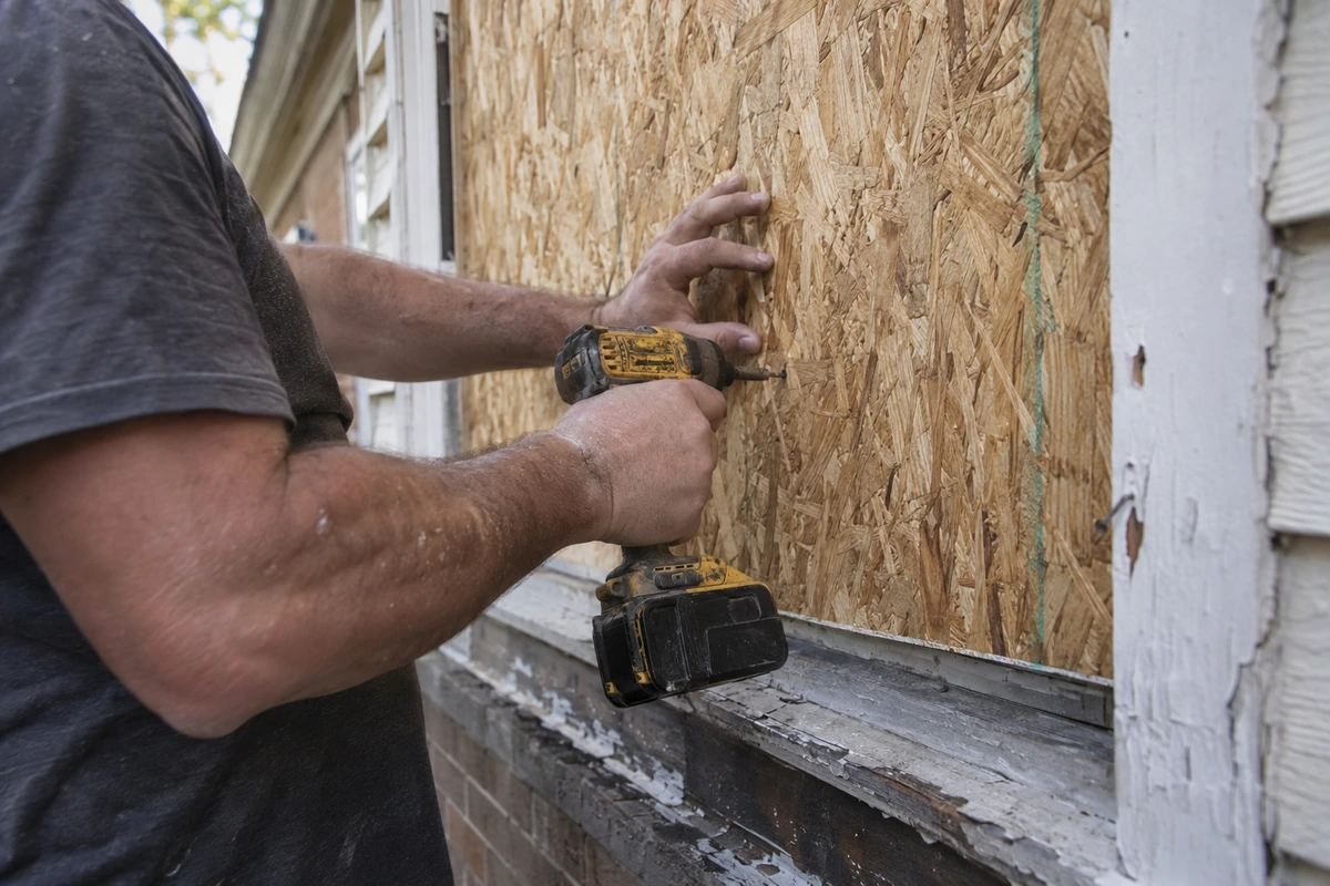 Emergency board up contractor
